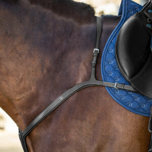 Dy'on New English Long Bridge Breastplate - Black
