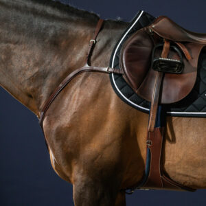 Dy'on New English Long Bridge Breastplate - Brown