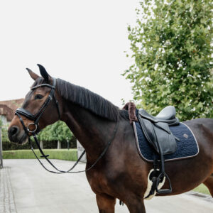 Skin Friendly Saddle Pad Dressage Navy 1