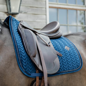 Kentucky Horsewear Velvet Saddle Pad Pearls Dressage