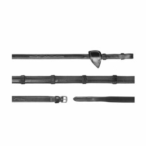 US Collection Half Rubber Reins with Loops