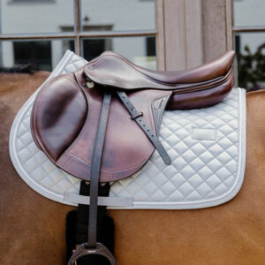 Saddle Pad Diamond Rope Jumping Grey 1