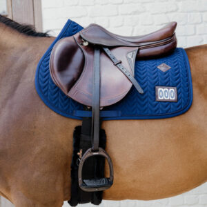 Saddle Pad Fishbone Competition with 2 Numbers Jumping
