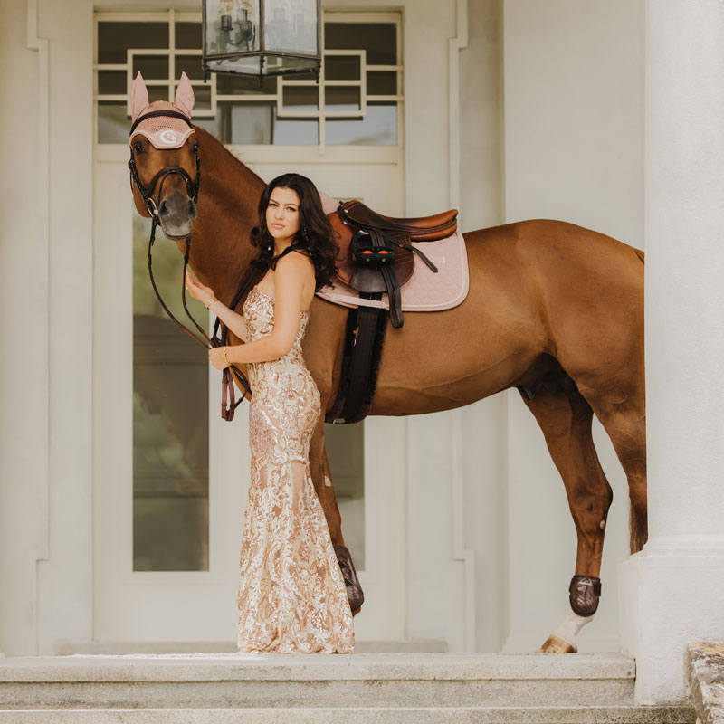 Saddle Pad Onion Quilt Rubber Logo Jumping 2 Saddle Pad Onion Quilt Rubber Logo Jumping - Image 2