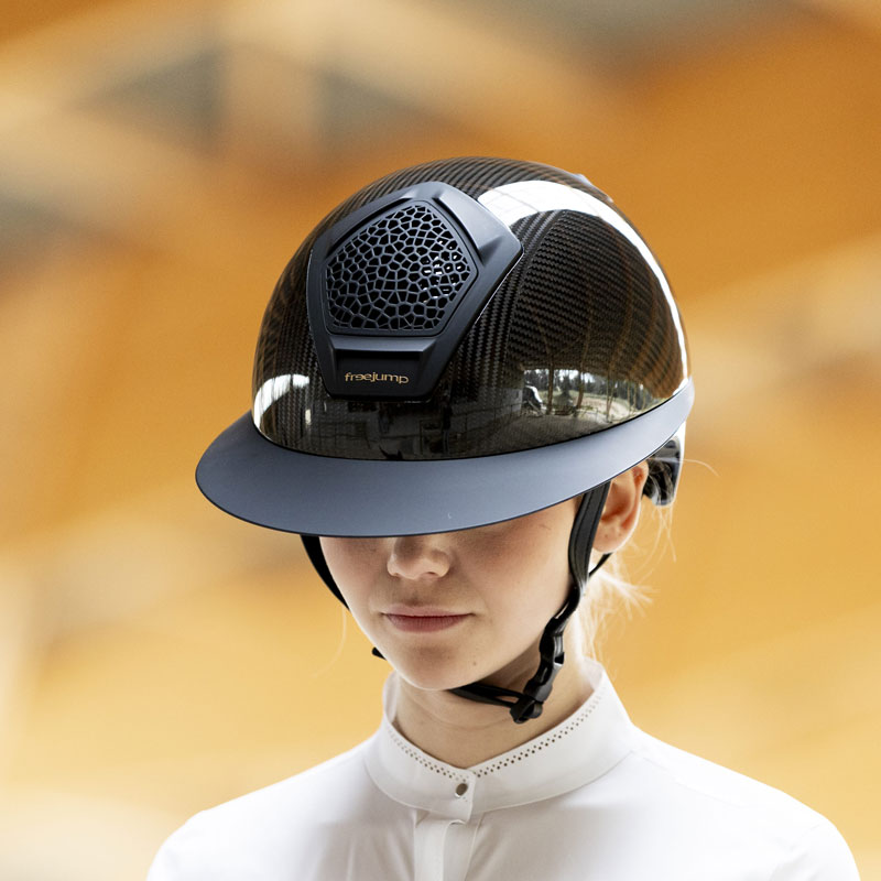 Freejump VORONOI Carbon Riding Helmet - Black Matte 1 Freejump VORONOI Carbon Riding Helmet Black Matt