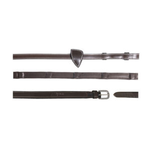 Working Collection 1/2inch Soft Leather Reins With Integrated Stoppers