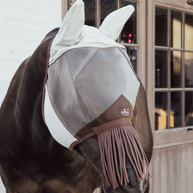 Kentucky Fly Mask Classic with Ears and Tassels 1 Kentucky Fly Mask Classic with Ears and Tassels