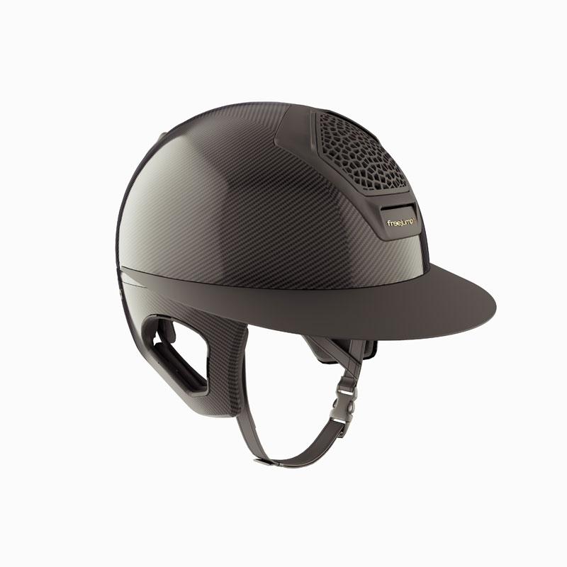 Freejump VORONOI Carbon Riding Helmet - Black Matte 5 Freejump VORONOI Carbon Riding Helmet - Black Matte - Image 5