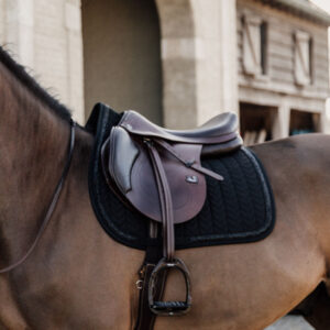 Glitter Stone Saddle Pad Black Jump