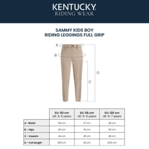 Sammy Boys Pull On Breeches Full Grip