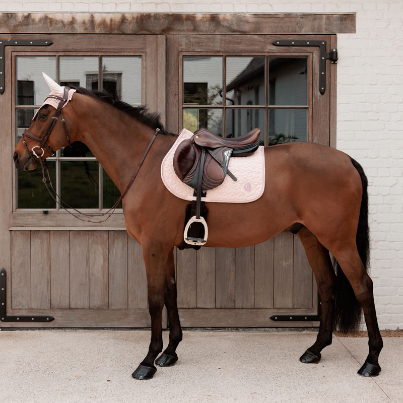 Kentucky Horsewear Sparkling Jumping Saddle Pad 1 Saddle Pad Sparkling Old Rose Jumping