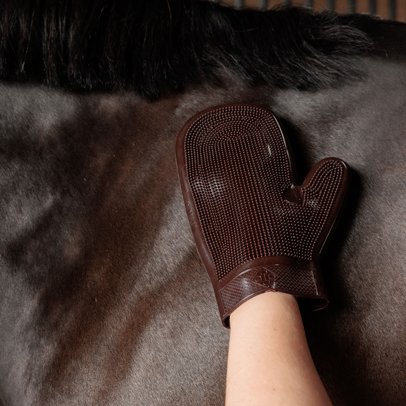 Grooming Deluxe Rubber Grooming Glove 2 Grooming Deluxe Rubber Grooming Glove - Image 2