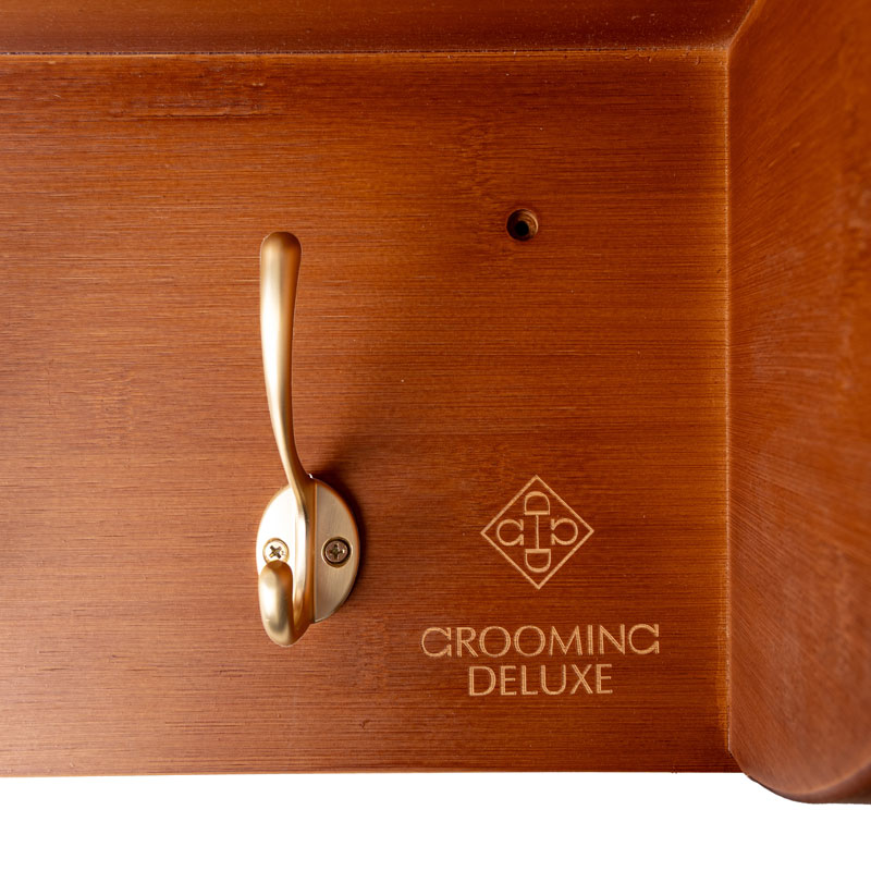 Helmet Shelf with Rack and 5 Hooks 2 Helmet Shelf with Rack & 5 Hooks