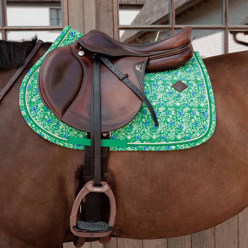 Kentucky Horsewear Saddle Pad Velvet Printing Jumping 2 Saddle Pad Velvet Printing