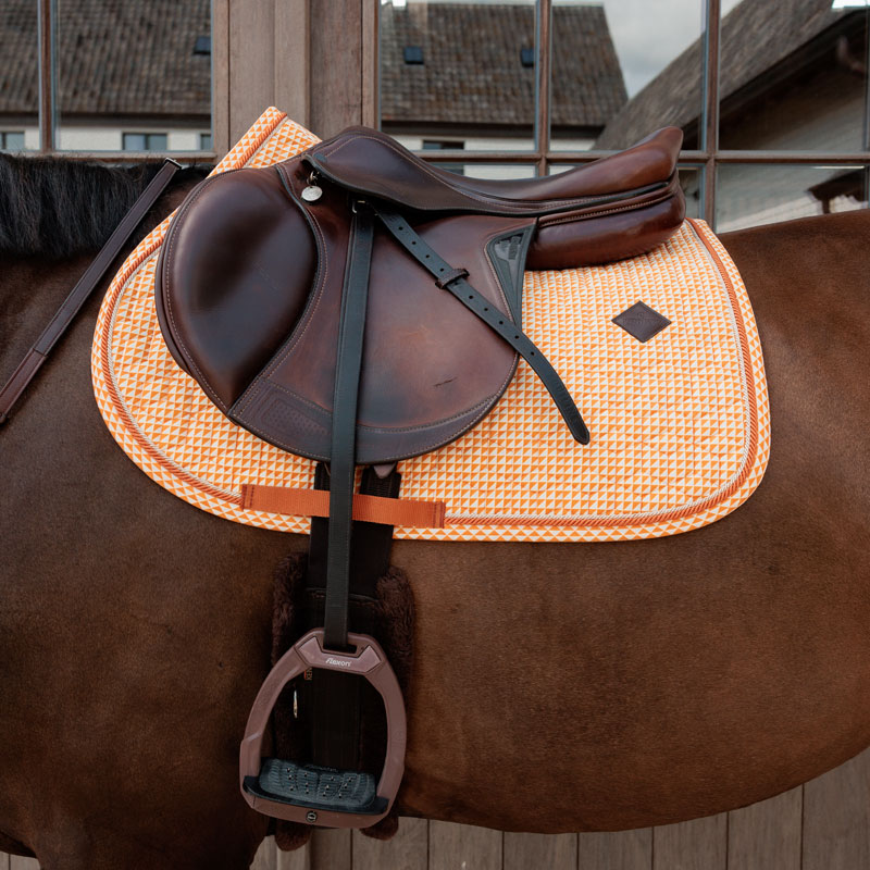 Kentucky Horsewear Saddle Pad Velvet Printing Jumping 3 Saddle Pad Velvet Printing