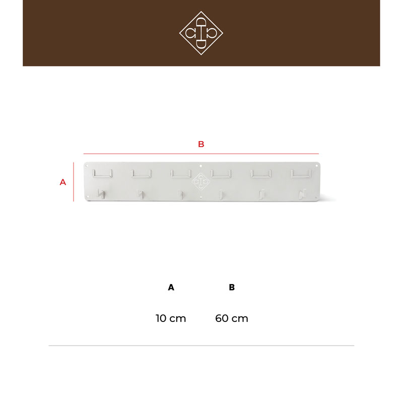 GD Bridle Hanger 6 Hooks and Name Tags 6 GD Bridle Hanger 6 Hooks and Name Tags