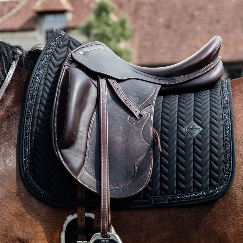 Kentucky Horsewear Glitter Stone Dressage Saddle Pad 1 Kentucky Horsewear Glitter Stone Dressage Saddle Pad