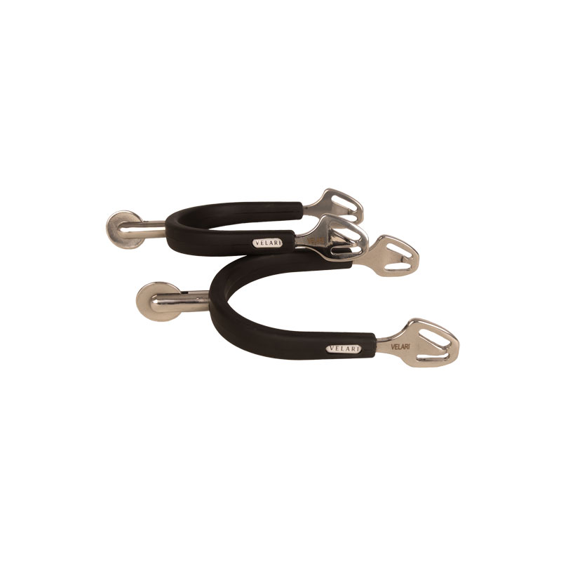 Velari Spurs with Rubber Grip Large Rowel 1 Velari Spurs with Large Rowel