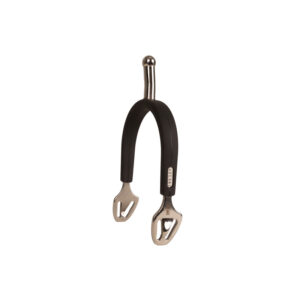 Velari Stainless Steel Spurs Rubber Grip Ball Shaped