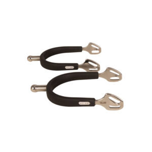 Velari Stainless Steel Spurs Rubber Grip Ball Shaped