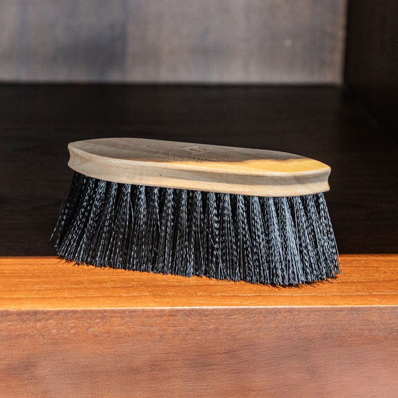 Grooming Deluxe Wooden Classic Brush Medium Hard Bristles 2 Grooming Deluxe Wooden Classic Brush Medium Hard Bristles - Image 2