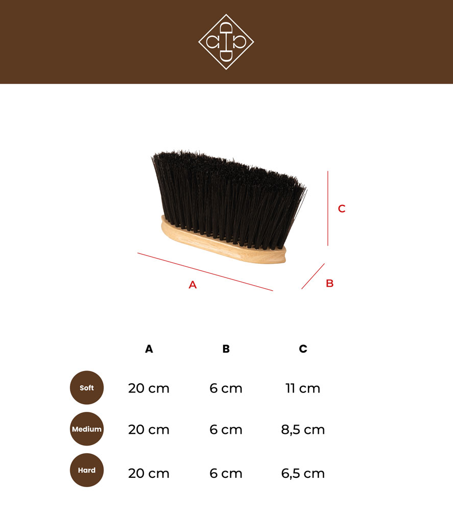Grooming Deluxe Wooden Classic Brush Medium Hard Bristles 4 Grooming Deluxe Wooden Classic Brush Medium Hard Bristles - Image 4
