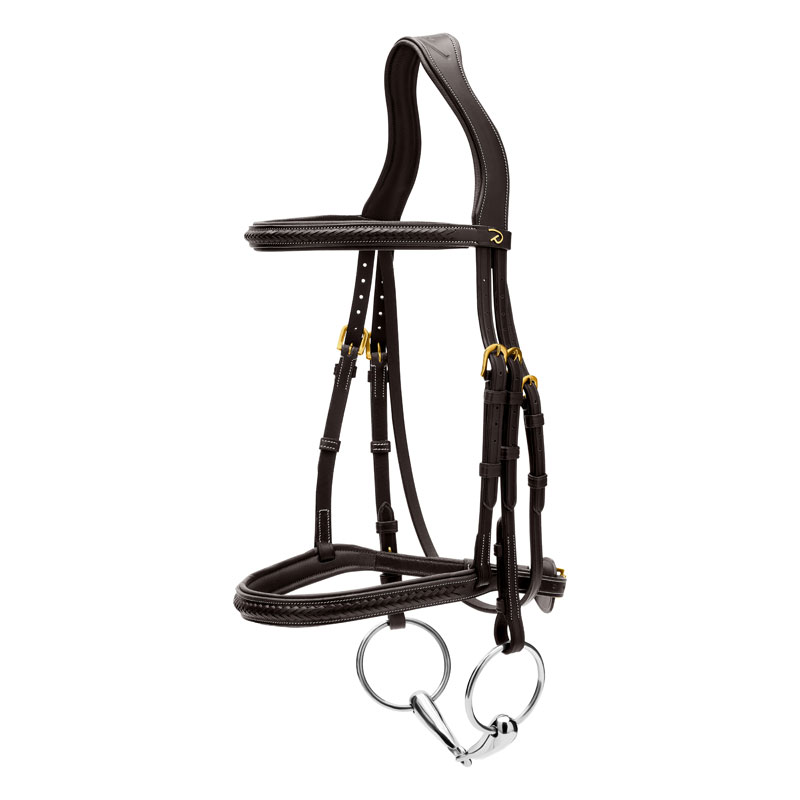 Dy'on Plaited Noseband Bridle Without Flash 7 Dy'on Plaited Noseband Bridle Without Flash DY-10001-