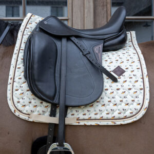 Saddle Pad Velvet Horse Printing Dressage 42812