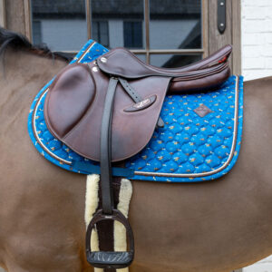 Saddle Pad Velvet Horse Printing Show Jumping 42812