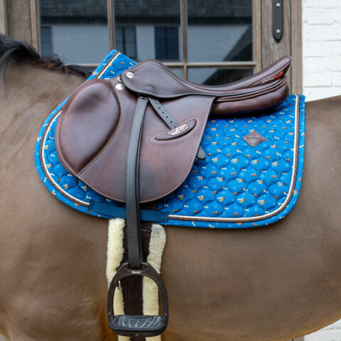 Saddle Pad Velvet Horse Printing Show Jumping 42812