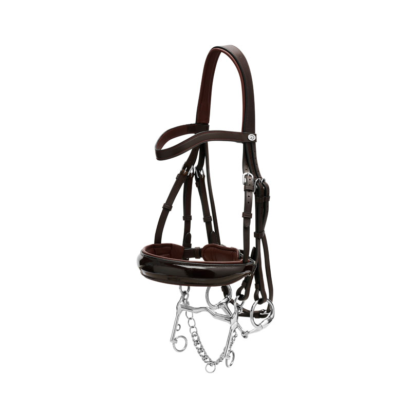 Dy'on Patent Large Crank Noseband Double Bridle 2 Dy'on Patent Large Crank Noseband Double Bridle - Image 2