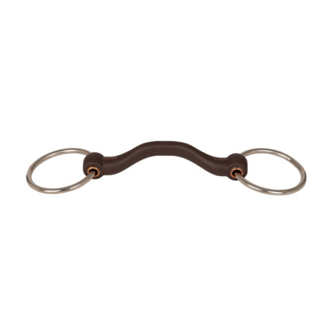 Velari Snaffle Flex with Tongue Port Loose Ring Hard 22017-02-HARD